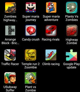 Infected apps