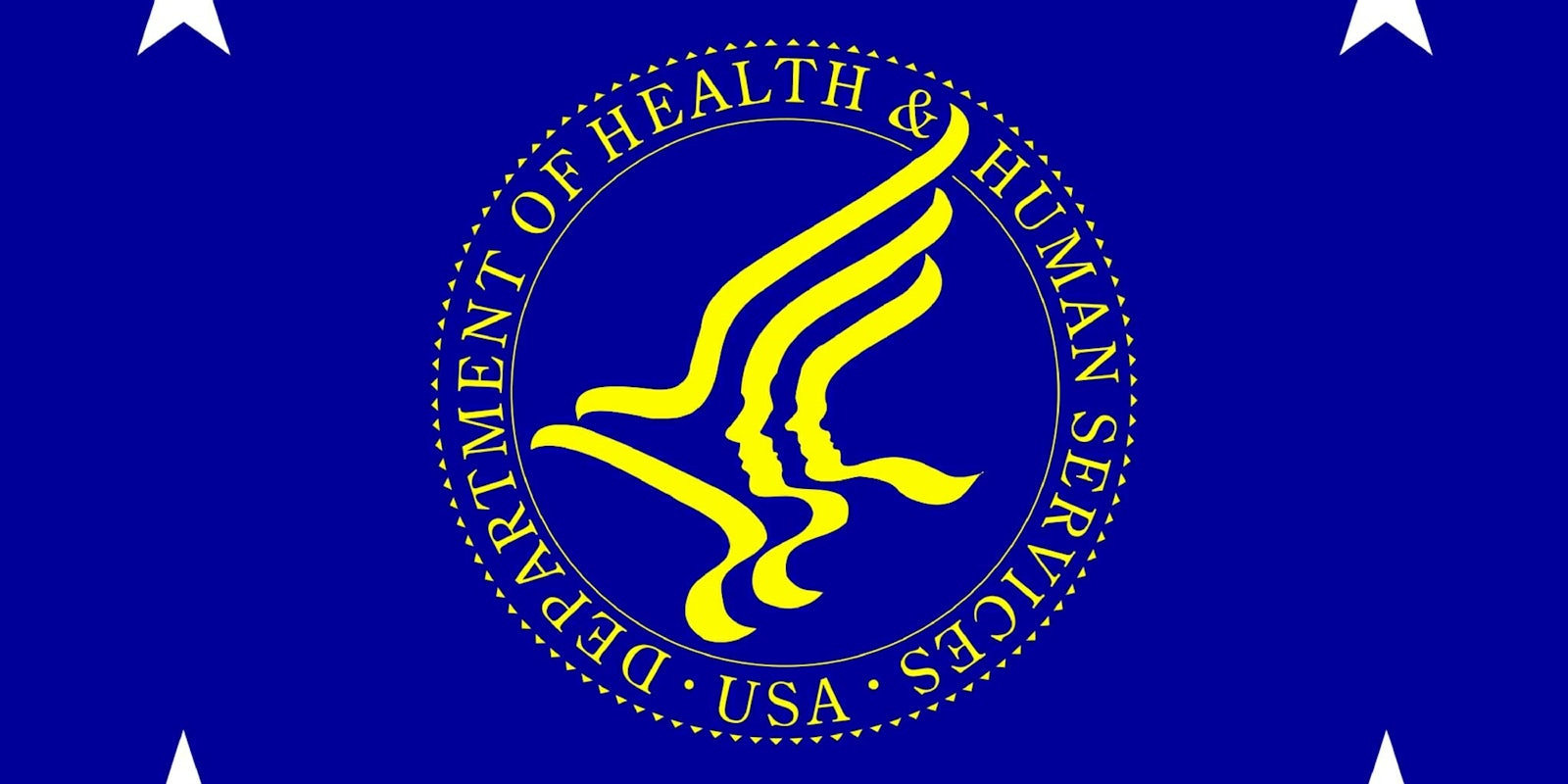 The flag of the United States Secretary of Health and Human Services.