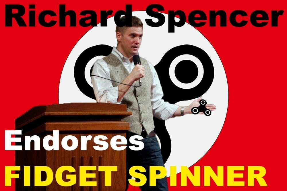 richard spencer fidget spinner