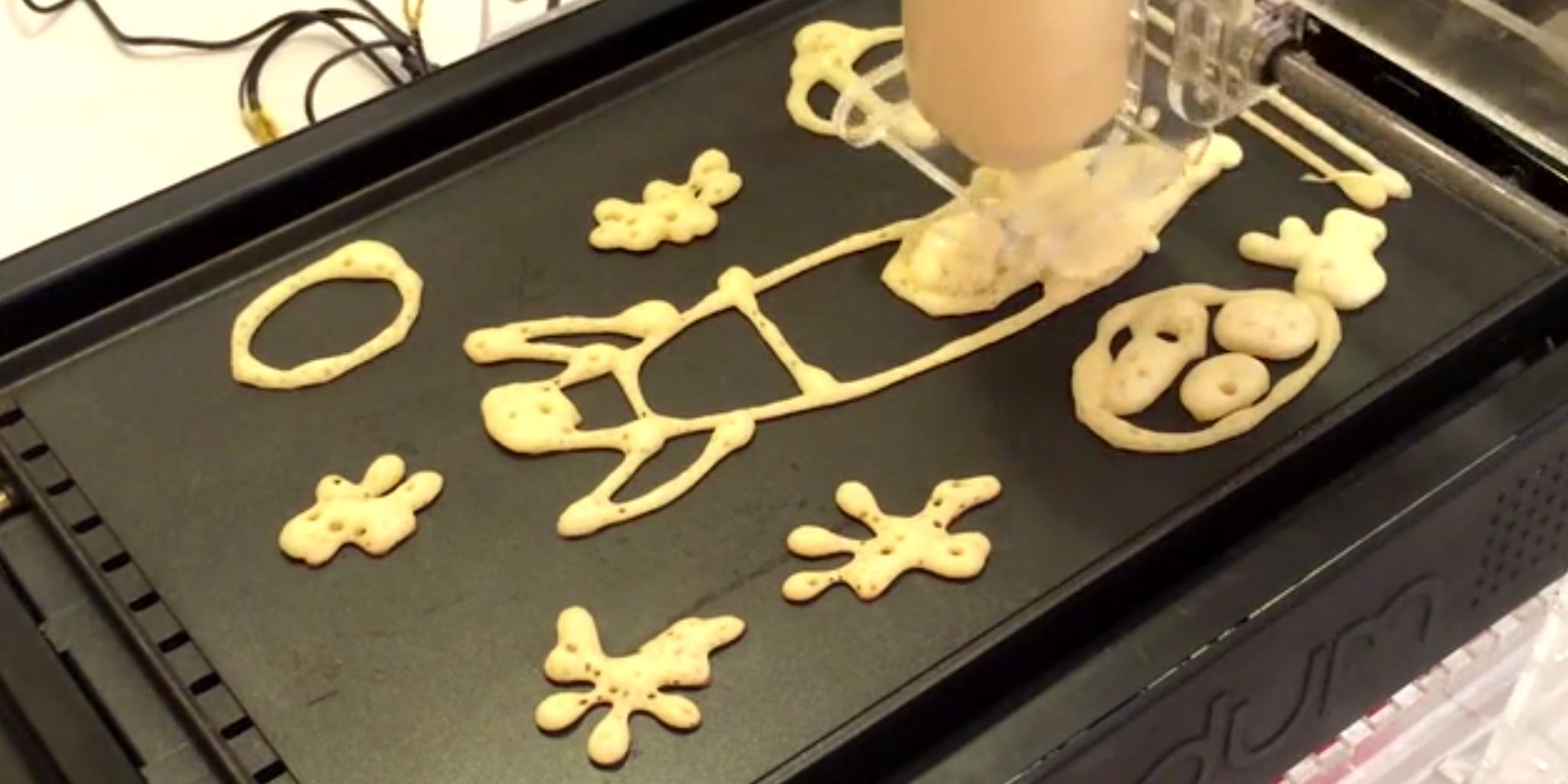 This robot prints pancakes for you