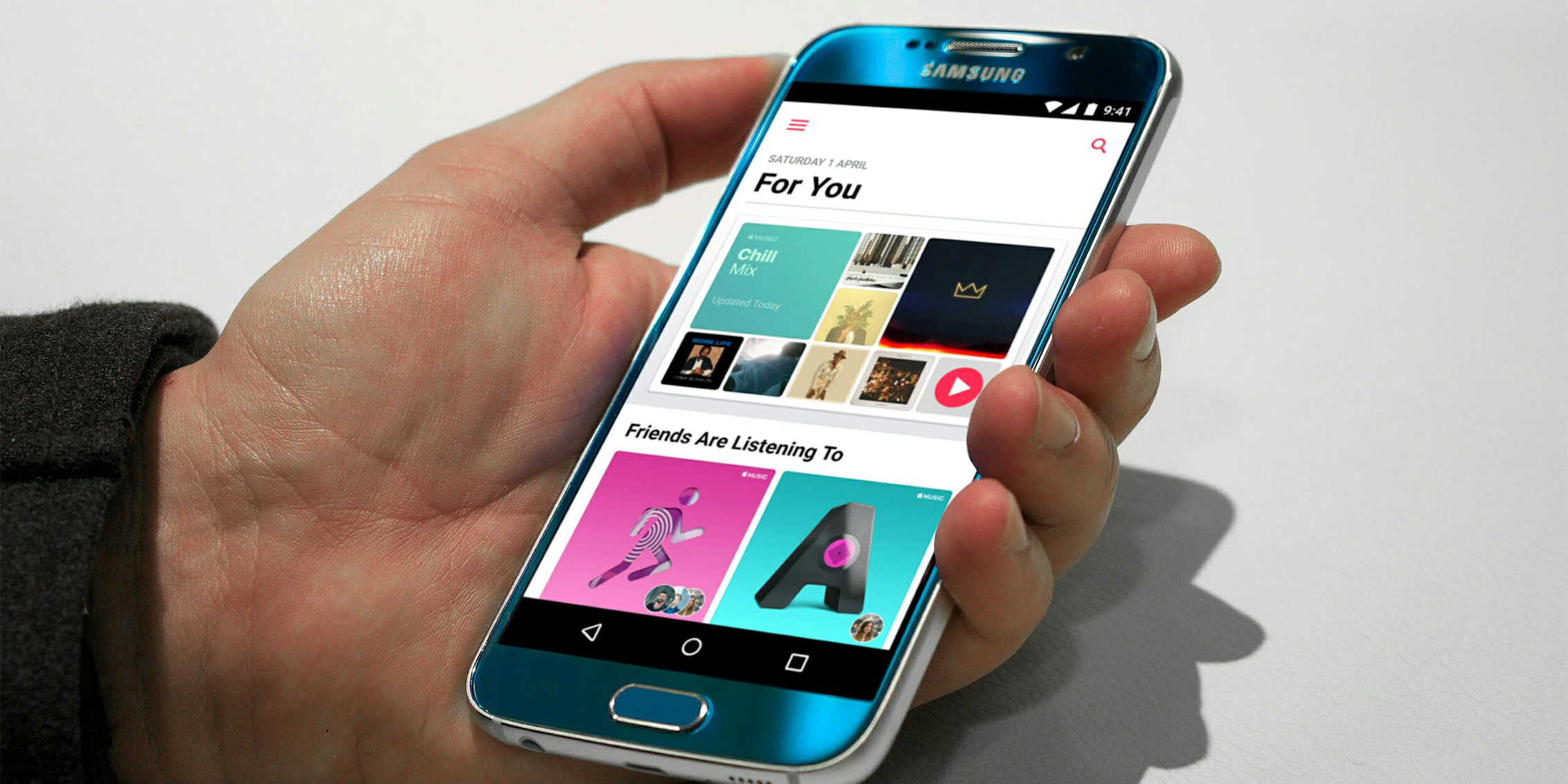 Apple Music on Android Samsung s6
