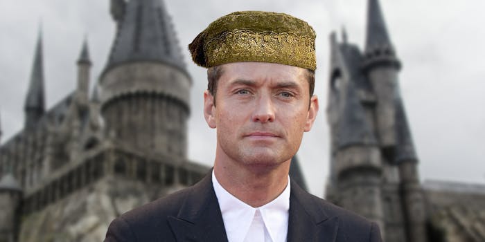 Jude Law as Dumbledore