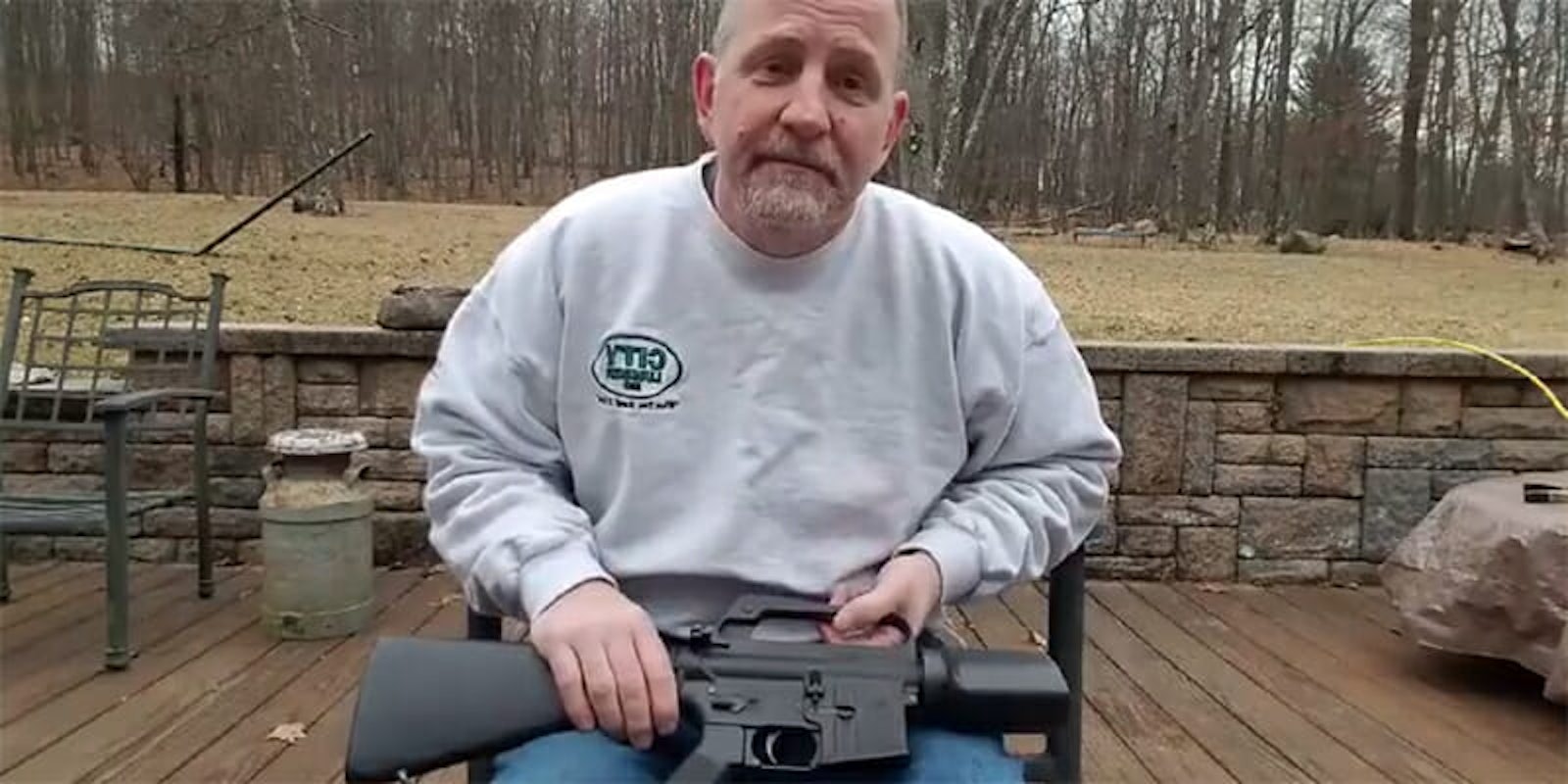 Gun owners, including Scott Pappalardo, are posting videos of themselves destroying their AR-15s and handguns in the wake of the school shooting in Parkland, Florida.