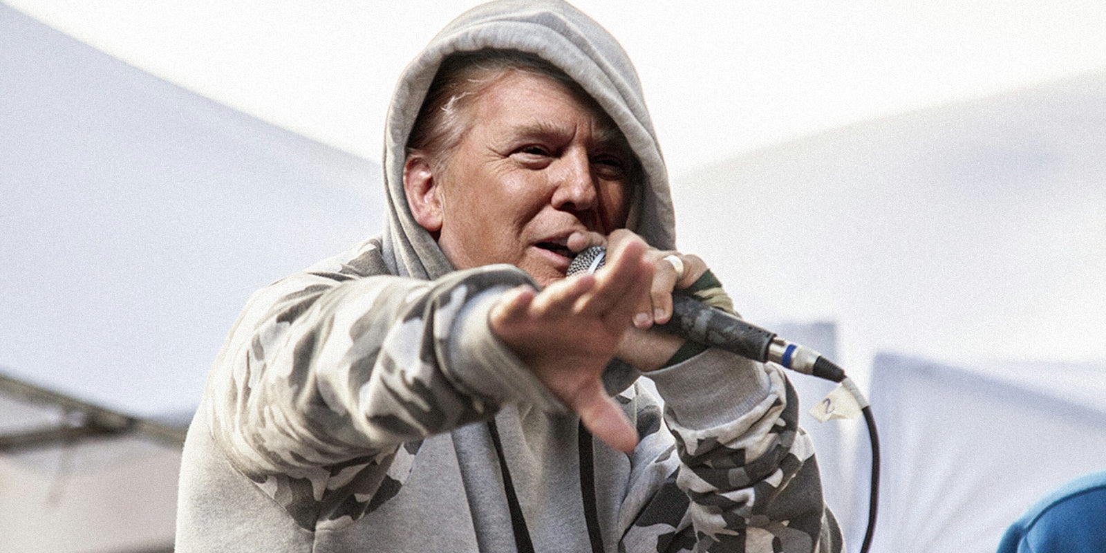 Donald Trump rapping