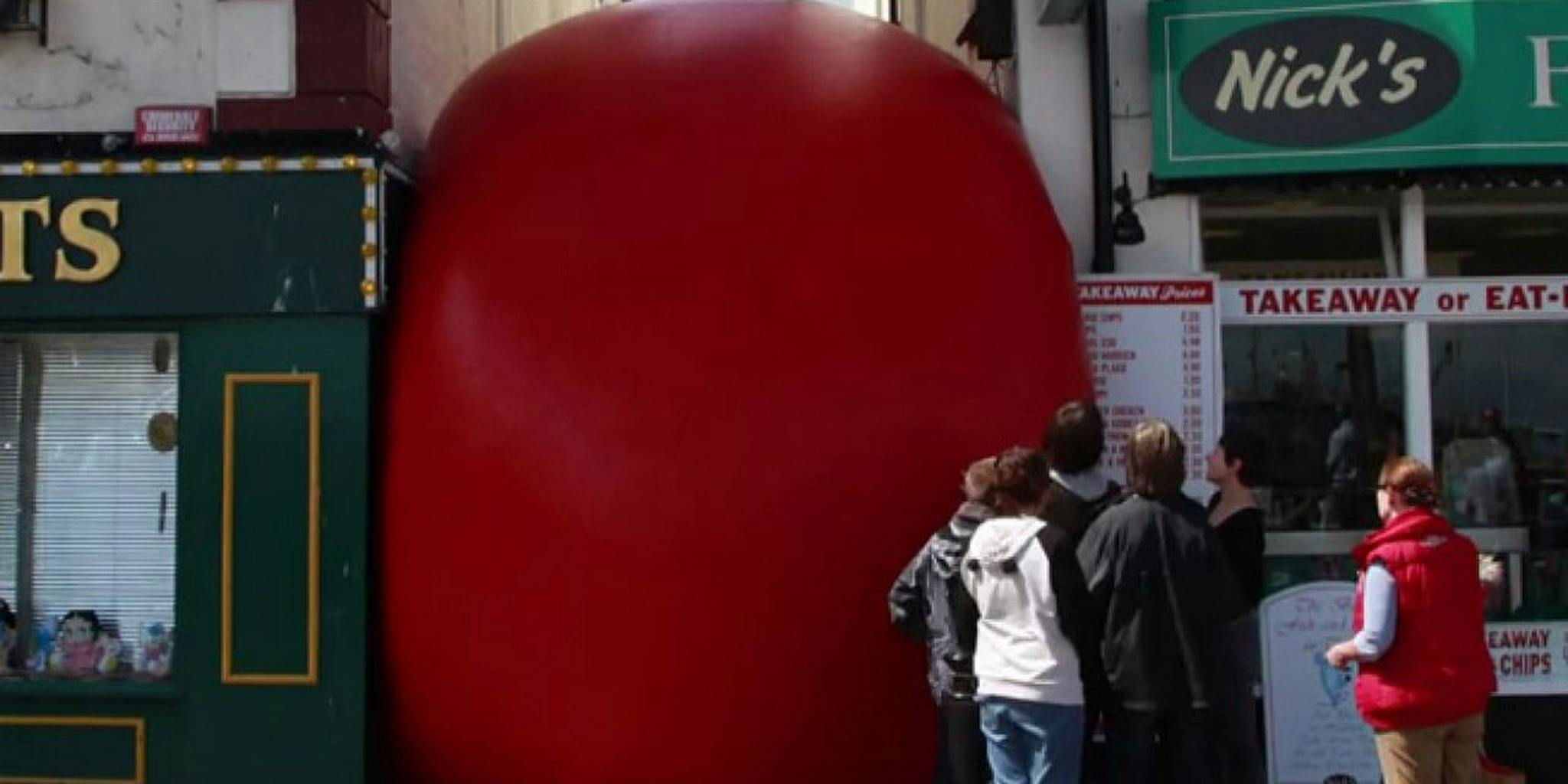 The Red Ball That Bounced Through Toledo (in 2015) Is on the Move