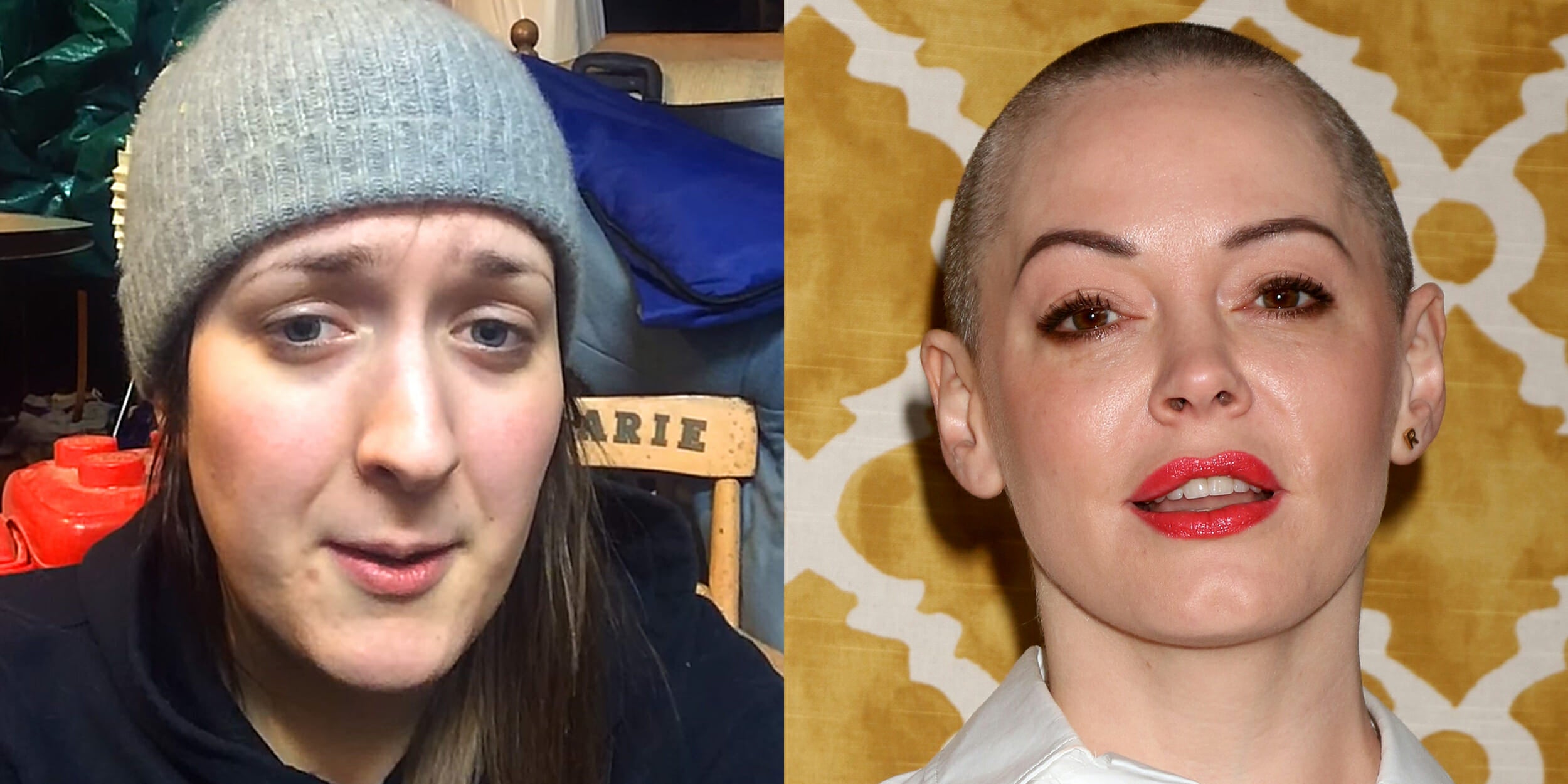 Andi Dier and Rose McGowan