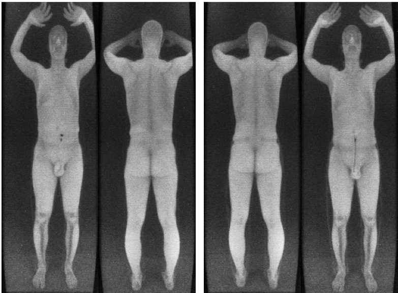 Rapiscan airport body scanner gun detection fail