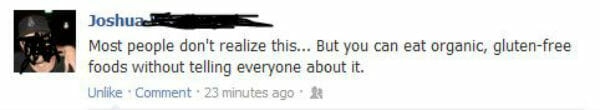 funny facebook status