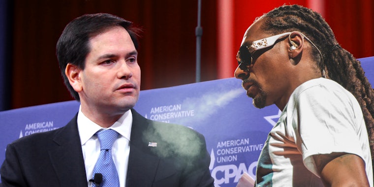 Snoop Dogg and Marco Rubio