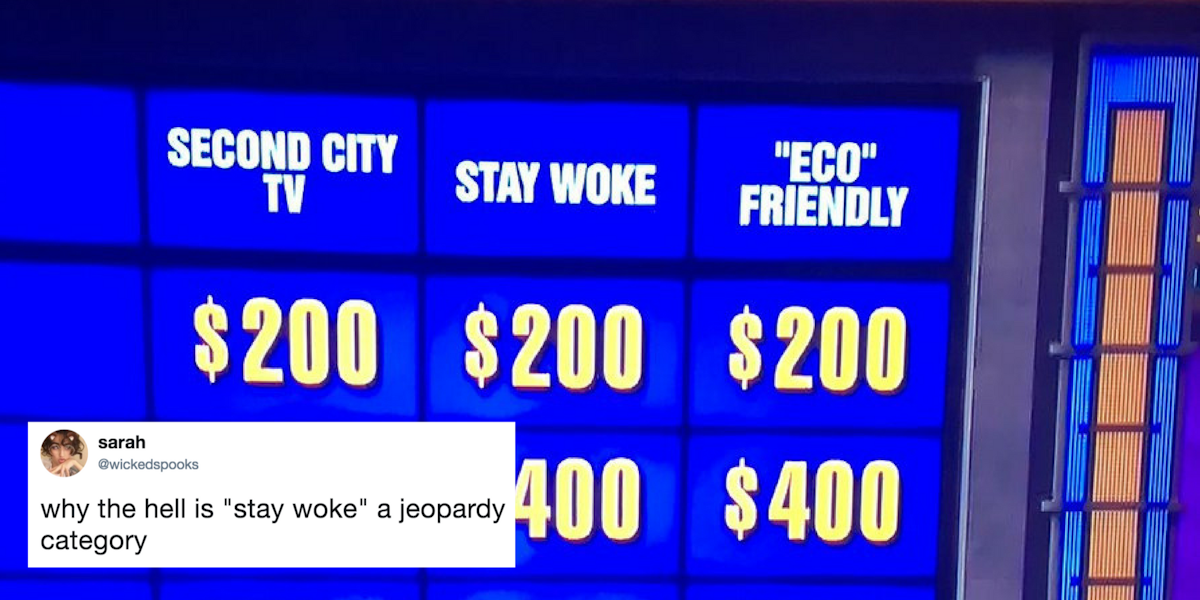 Jeopardy made 'stay woke' a question category