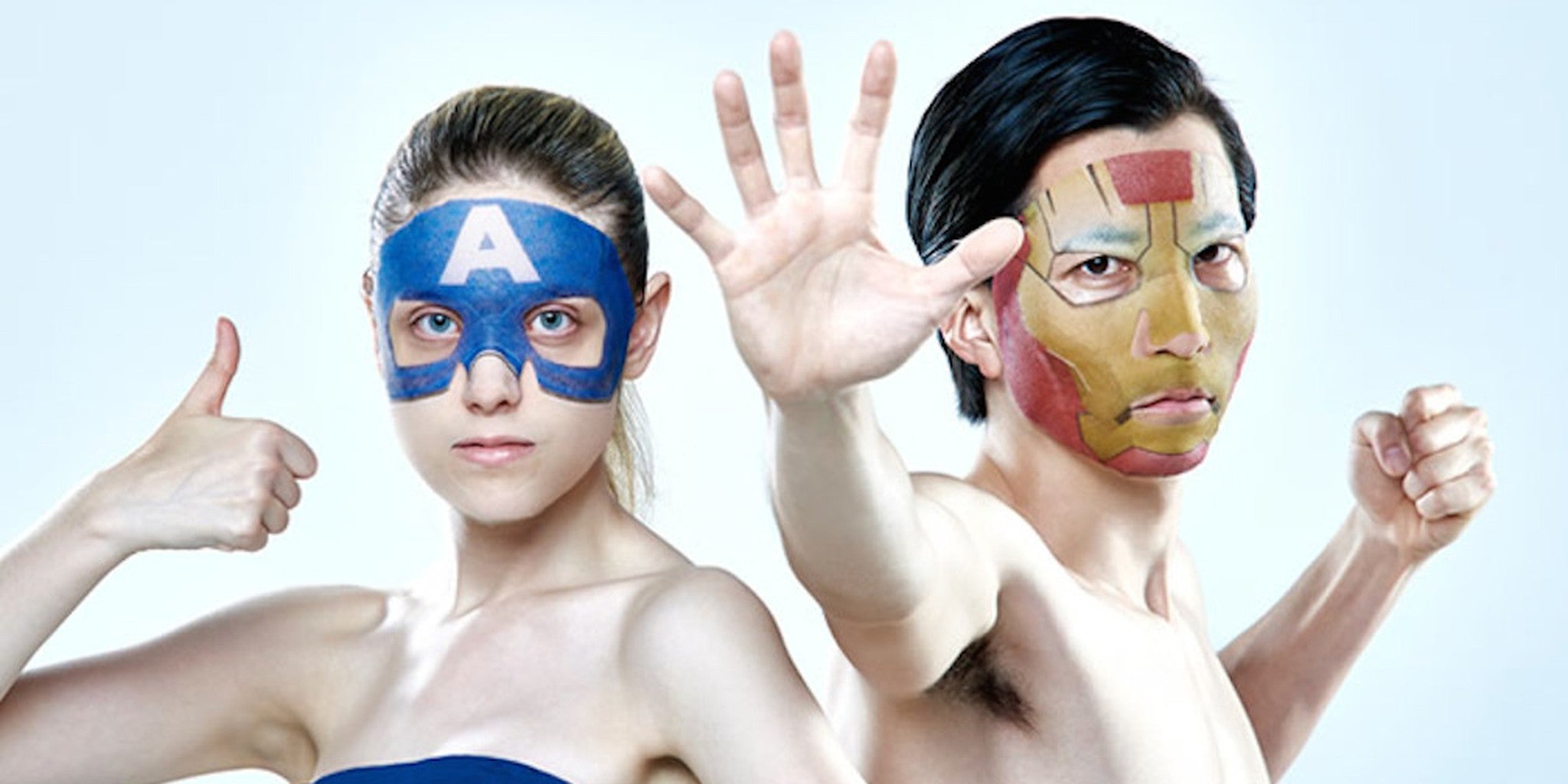 Add Captain America and Iron Man to your beauty routine with these face masks