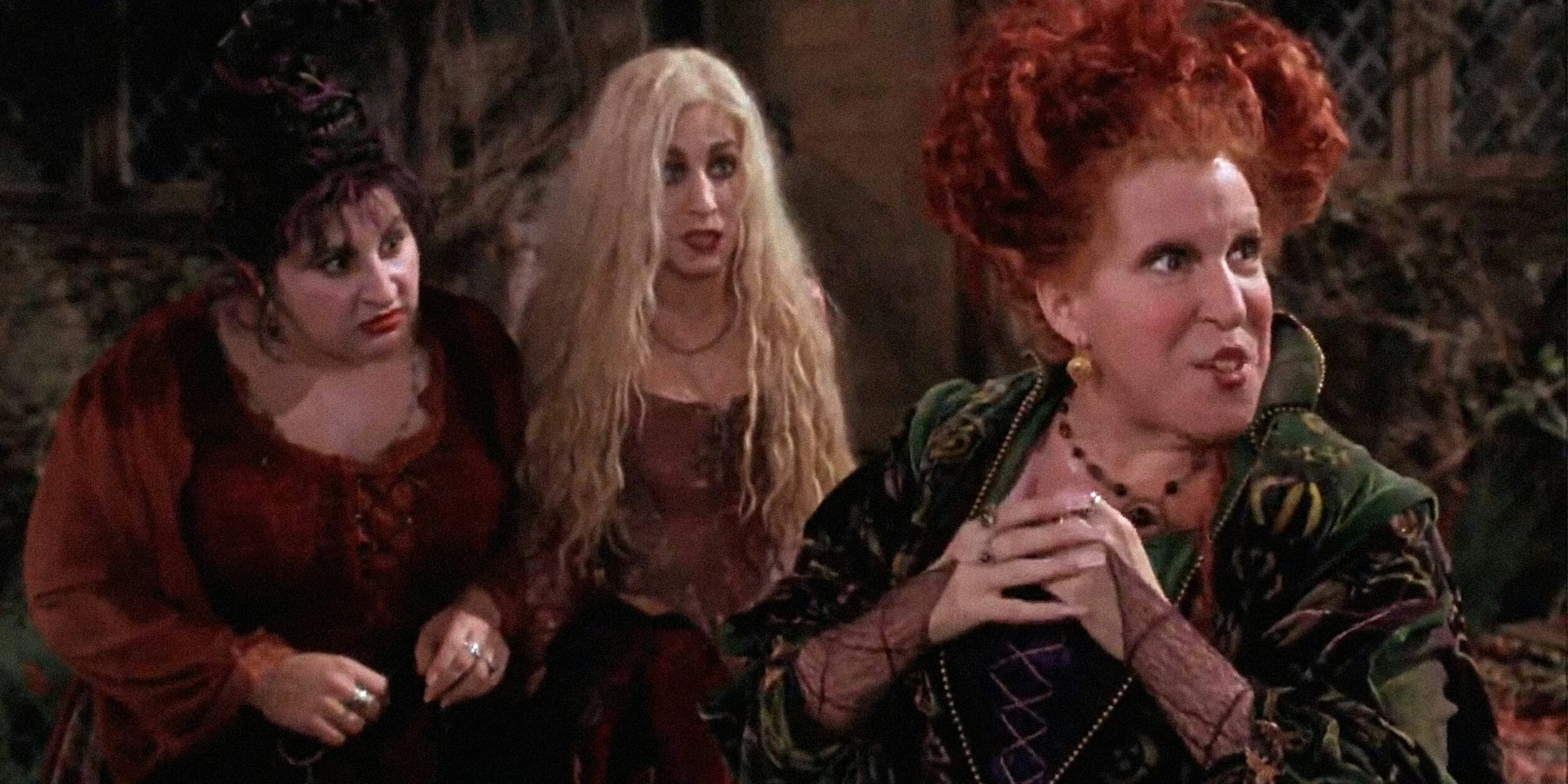 Three witch sisters from Hocus Pocus