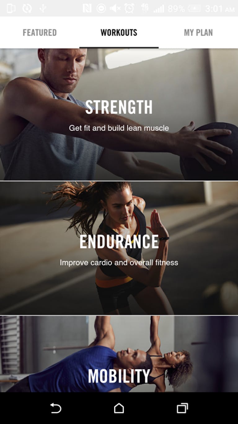 free workout apps : Nike+ Training Club