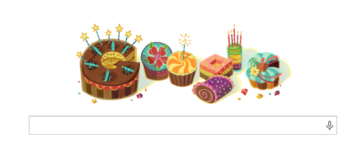 Google birthday doodle