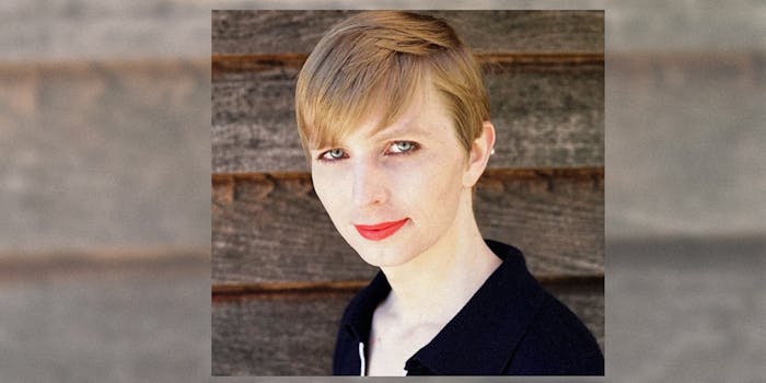 Chelsea Manning first public photo