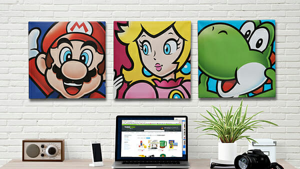 Mario Canvas Art Will Add A Touch Of Video Game Love To Your Living Room   78072d746ad55ddb 