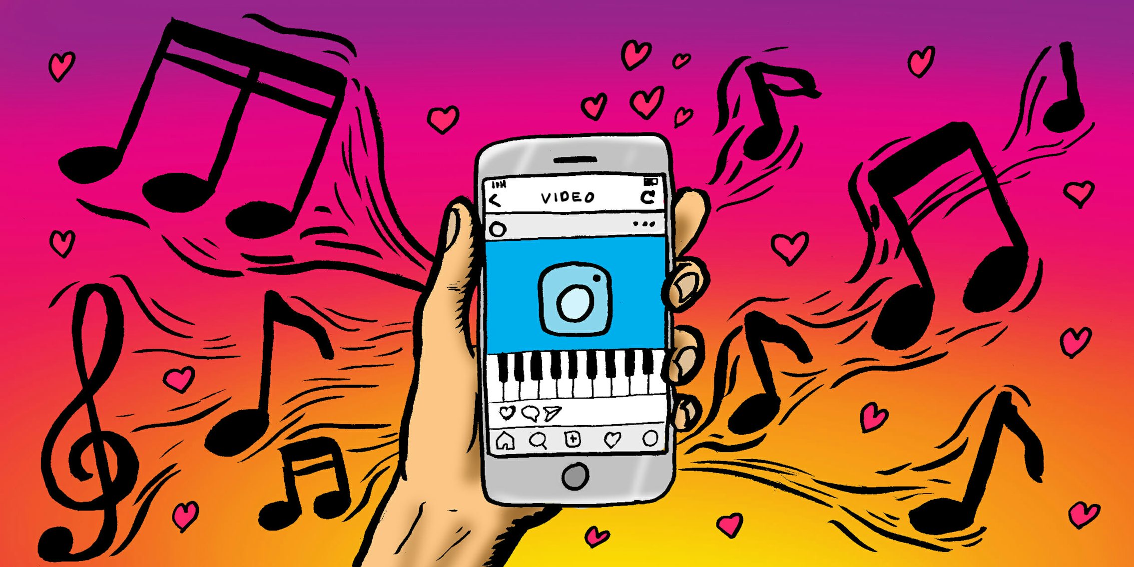 how to add music to instagram videos
