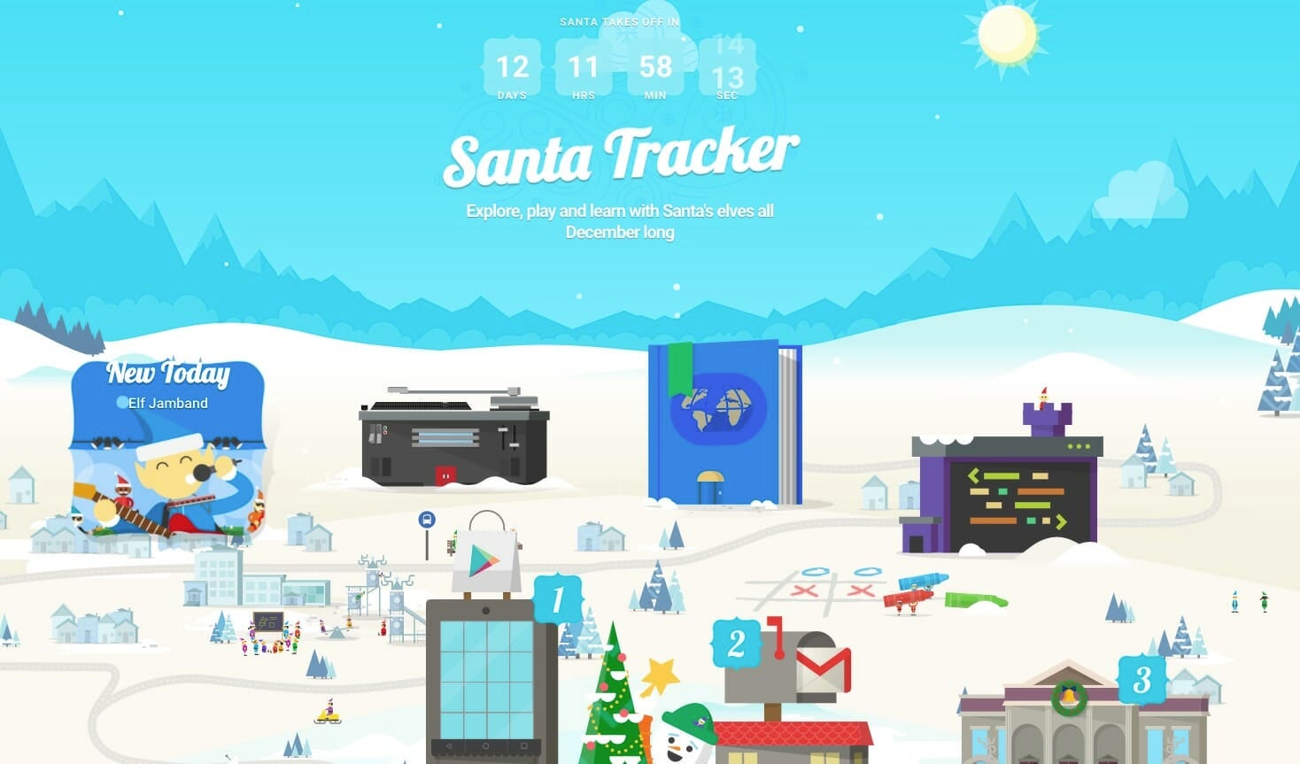 santa tracker 2017