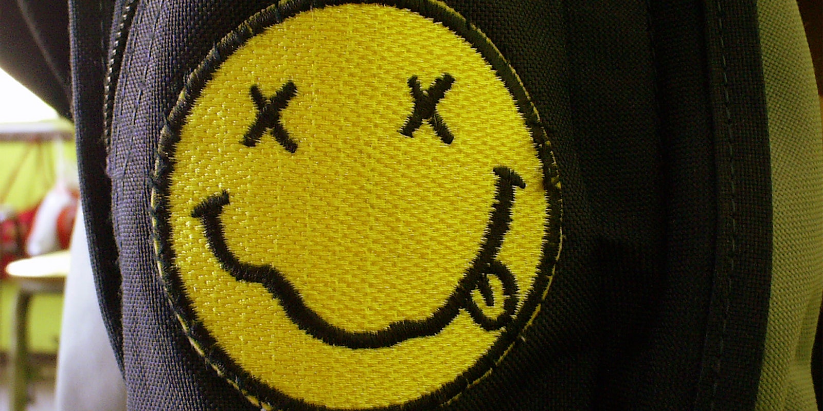 Nirvana smiley face patch