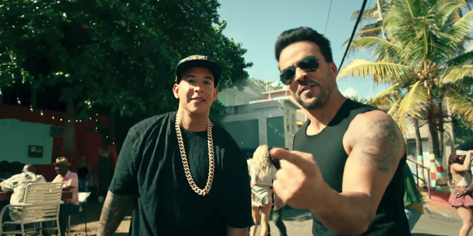 A still from the music video for Despacito by Luis Fonsi featuring Daddy Yankee