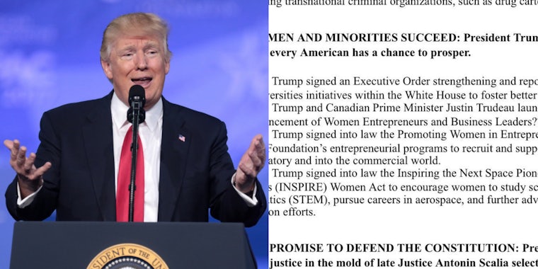 Trump Women Press Release