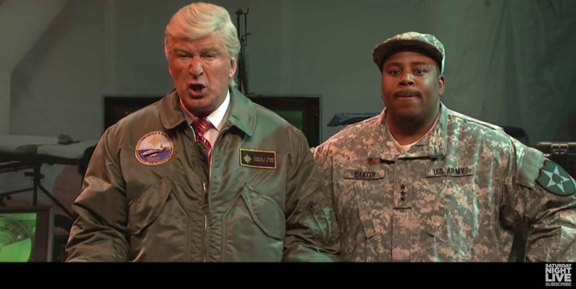 'SNL' Tasks Donald Trump With Stopping Alien Attack; It Does Not Go Well