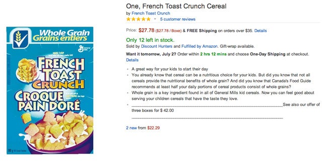 french toast crunch