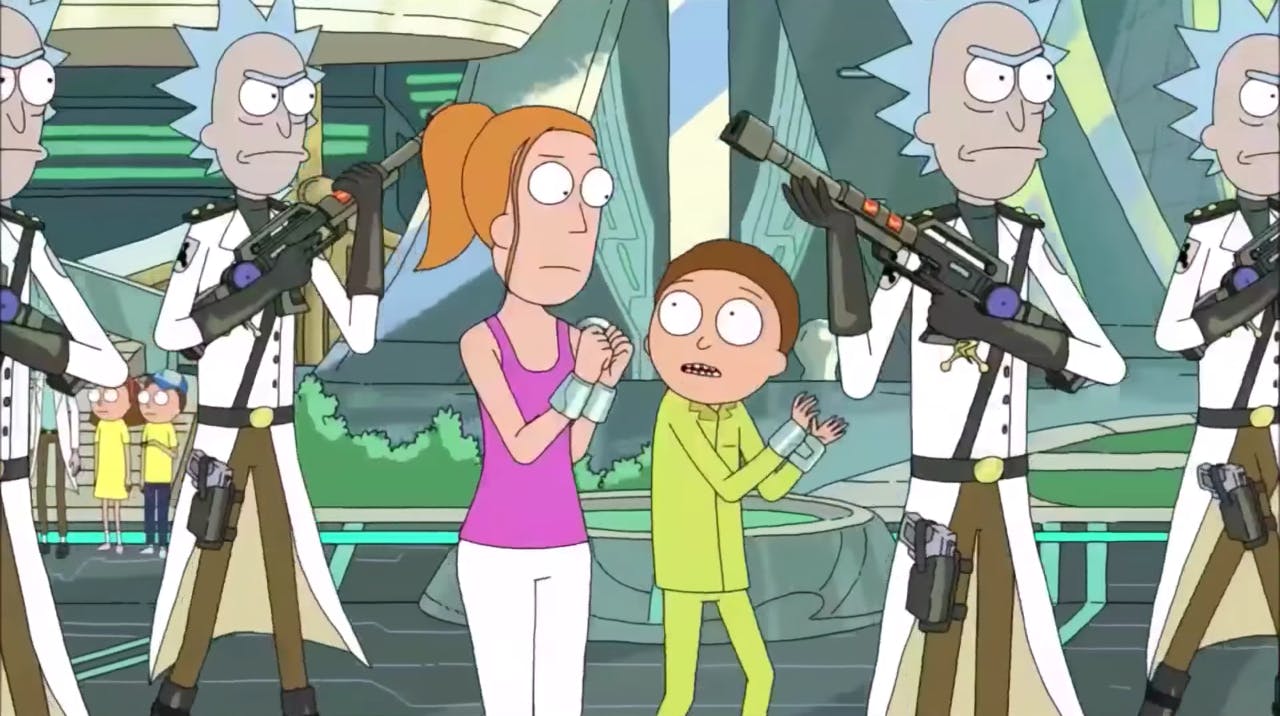 rick and morty gravity falls