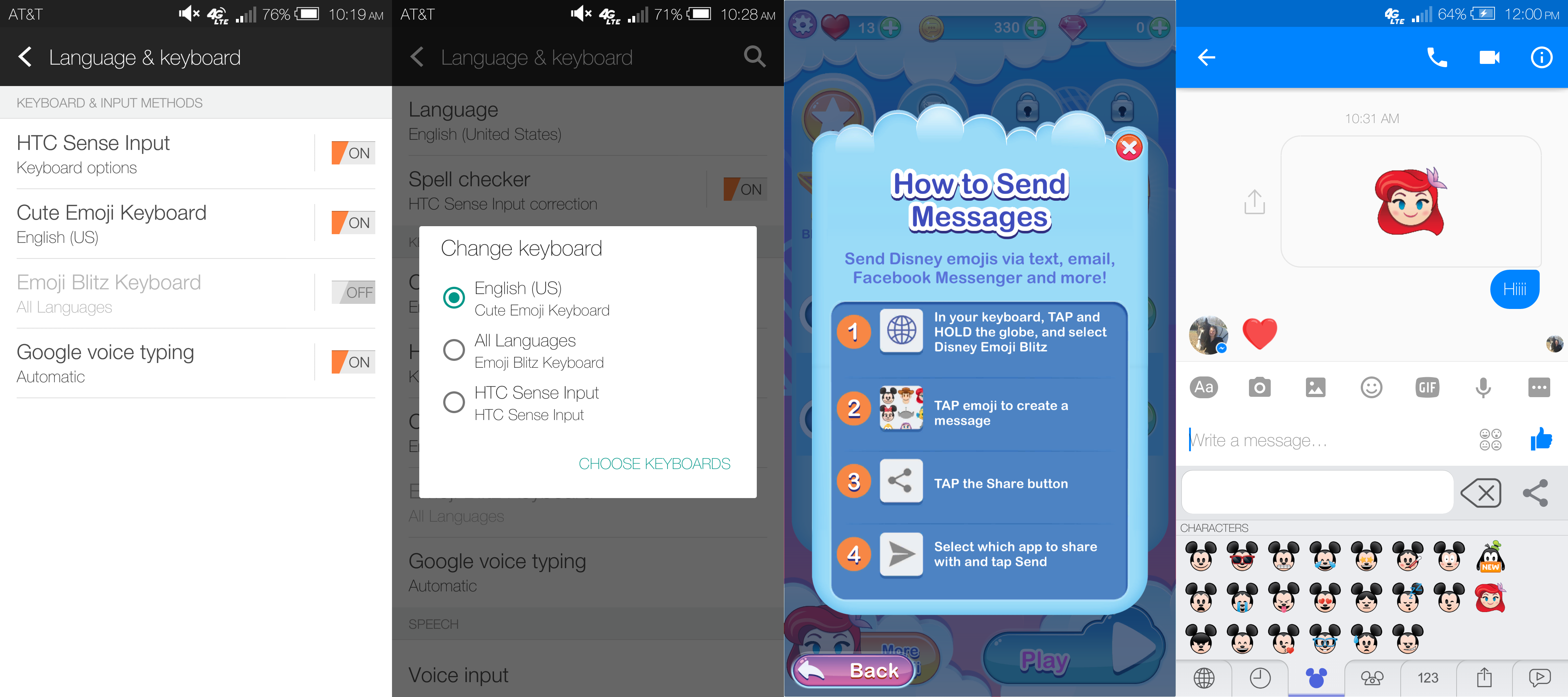 disney emoji blitz keyboard on samsung