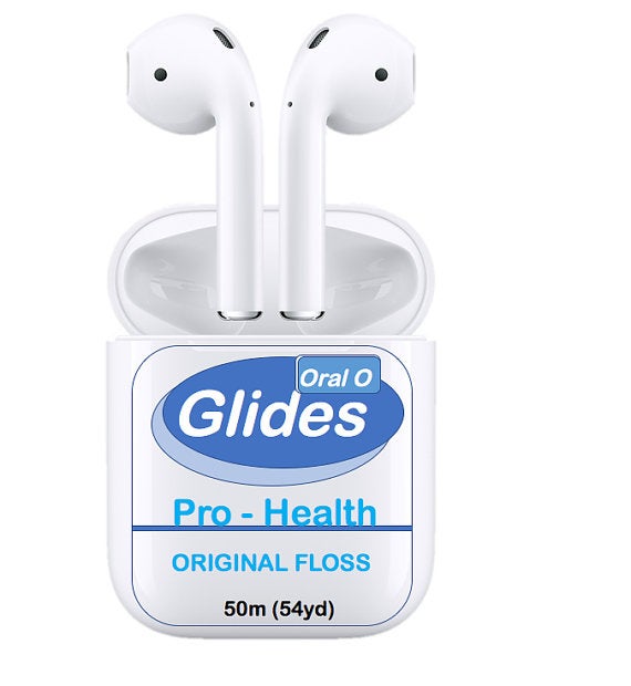 This Etsy Sticker Will Make Your AirPod Case Look Like Dental Floss