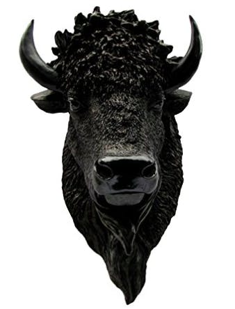 vegan bison taxidermy