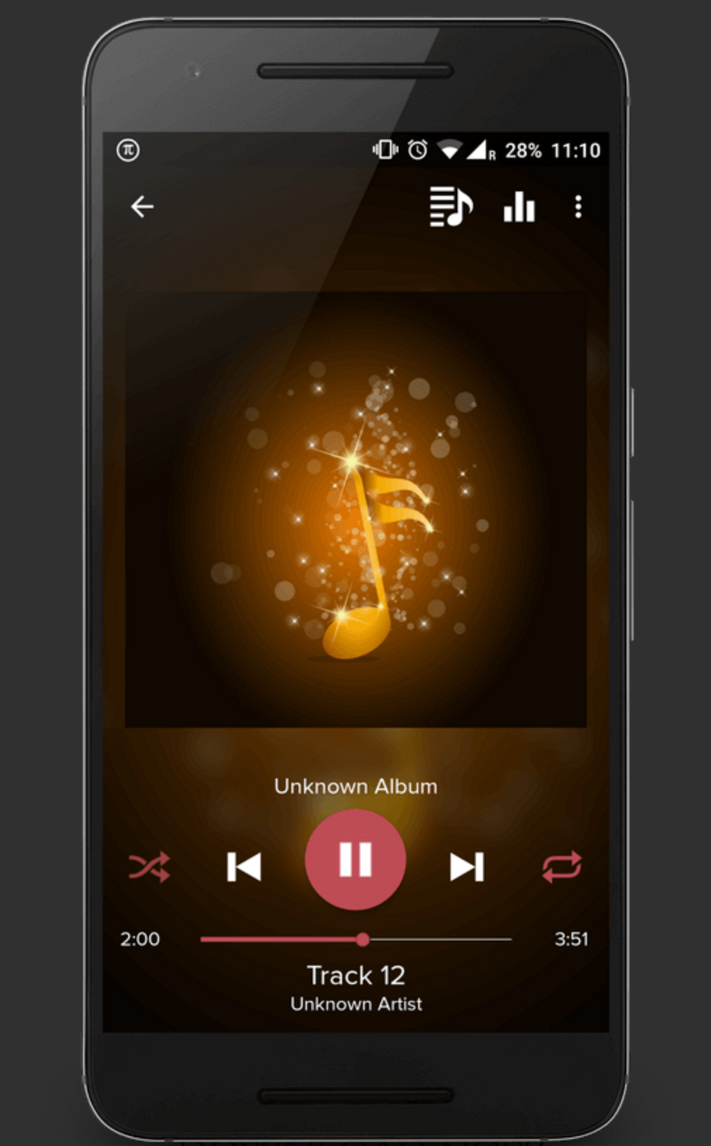 iphone music player app adds reverb