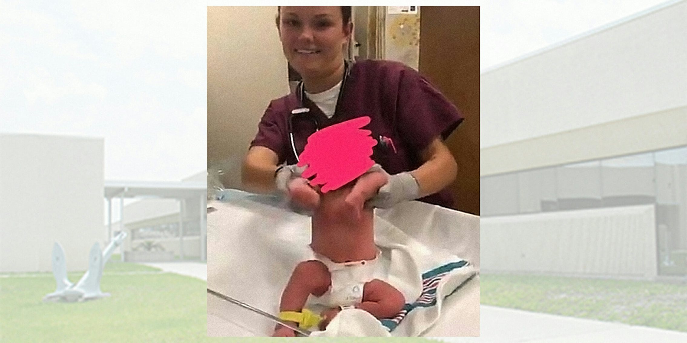 Navy nurse making newborn baby 'dance' to 50 Cent