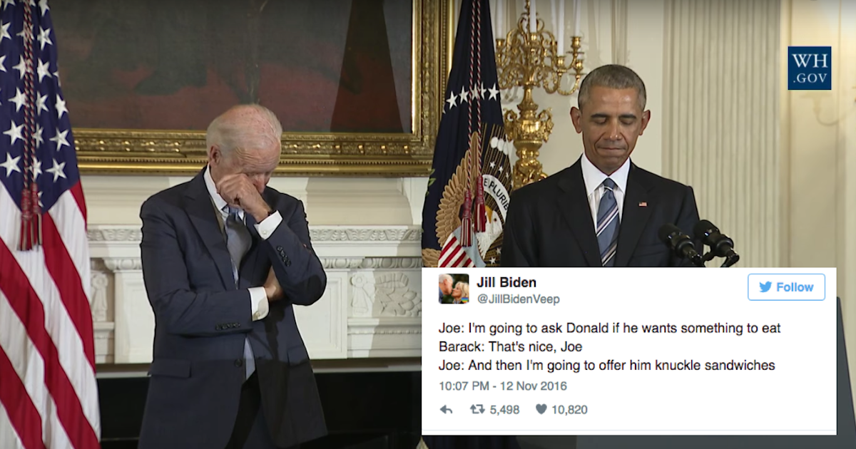 obama biden meme: joe biden threatens to punch trump