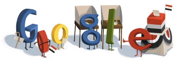 Google assists Egyptian elections with news feature and Doodles