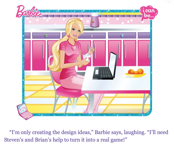 Barbie sexist best sale with ken games