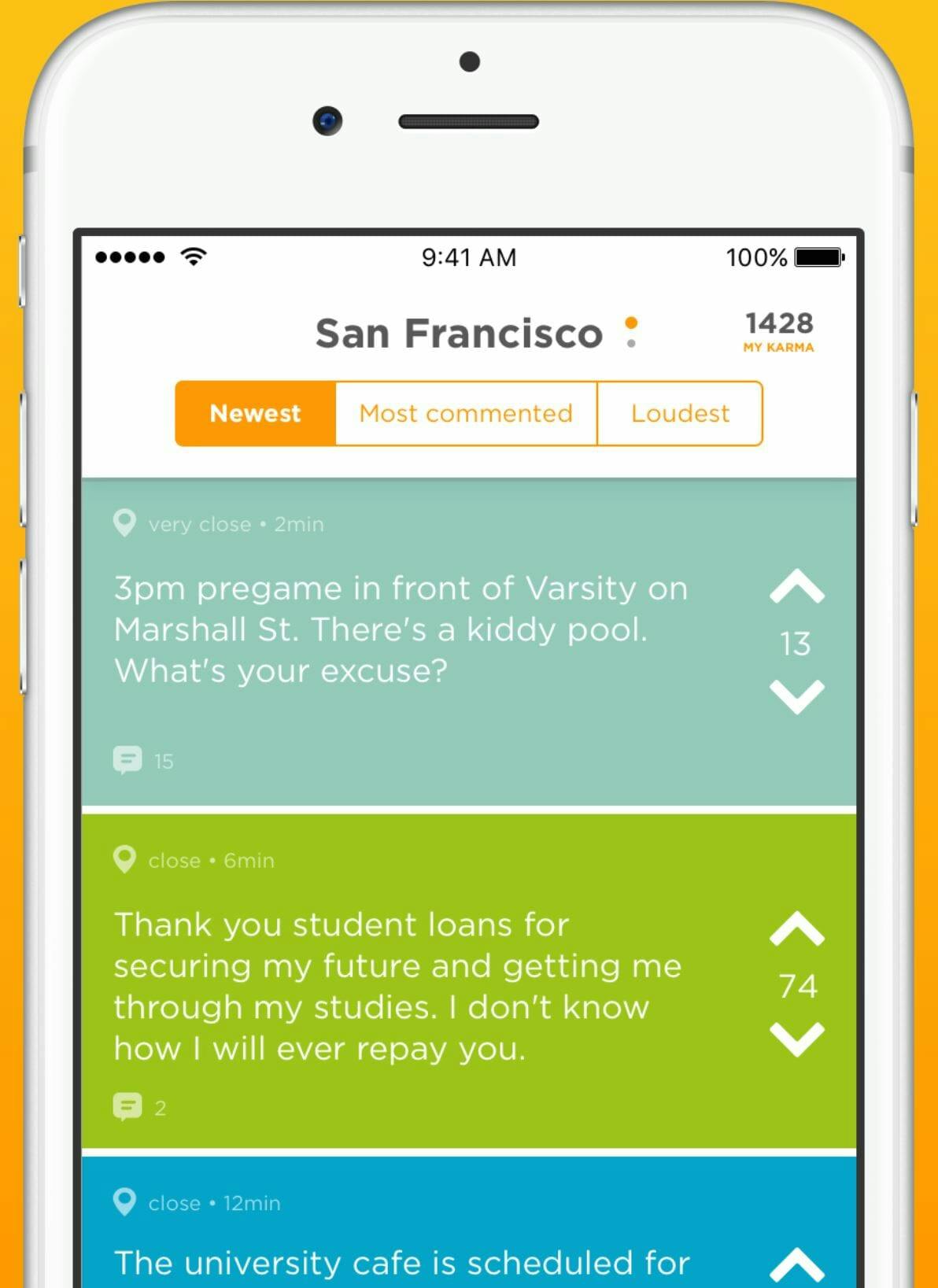 jodel anonymous messaging chat app 