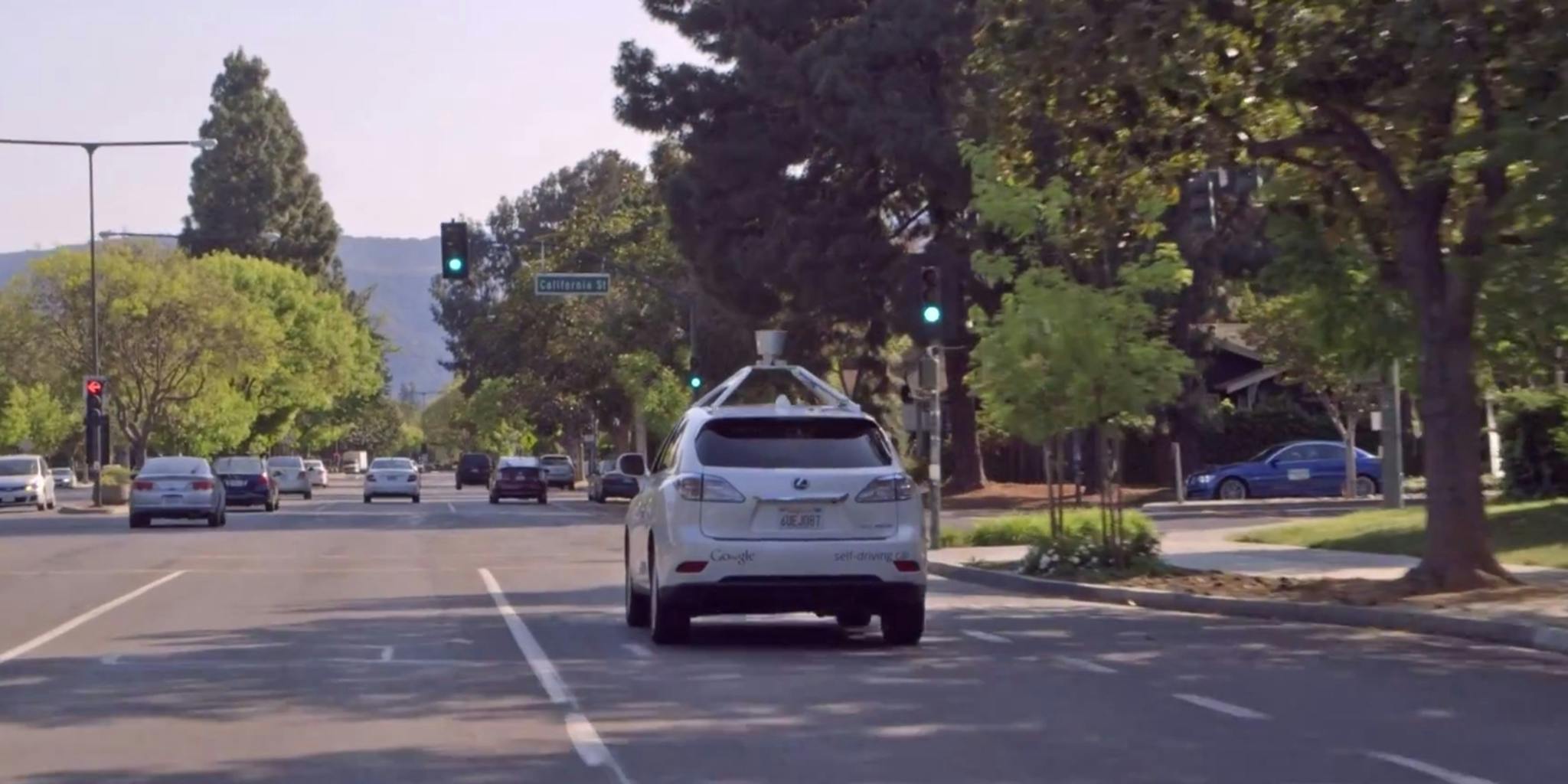 google maps car self driving