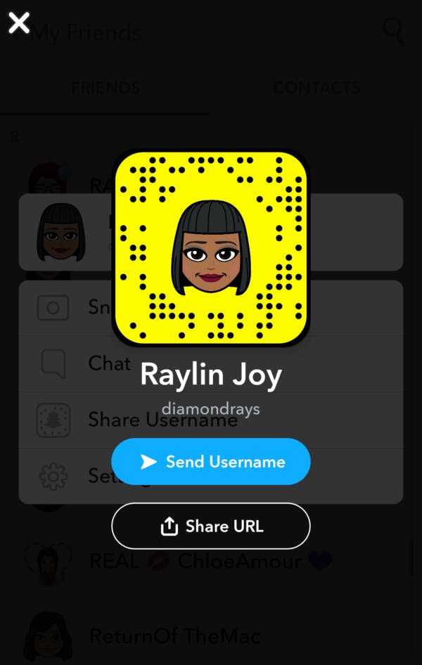 Raylin Joy snapchat
