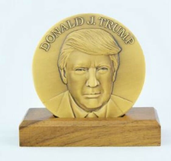 Donald Trump presidential medal