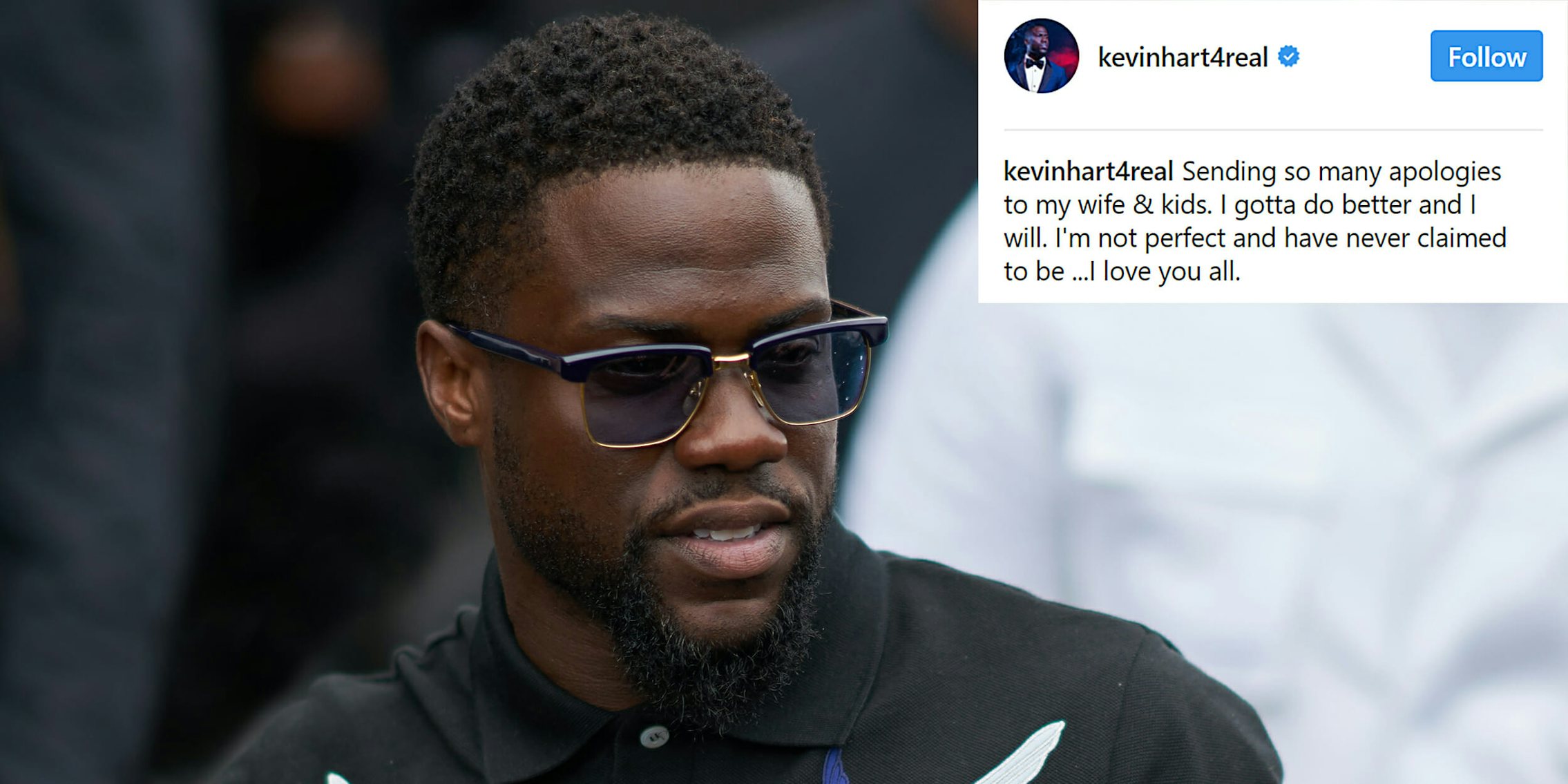 Kevin Hart and Instagram apology