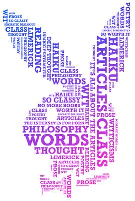 playboy logo word cloud