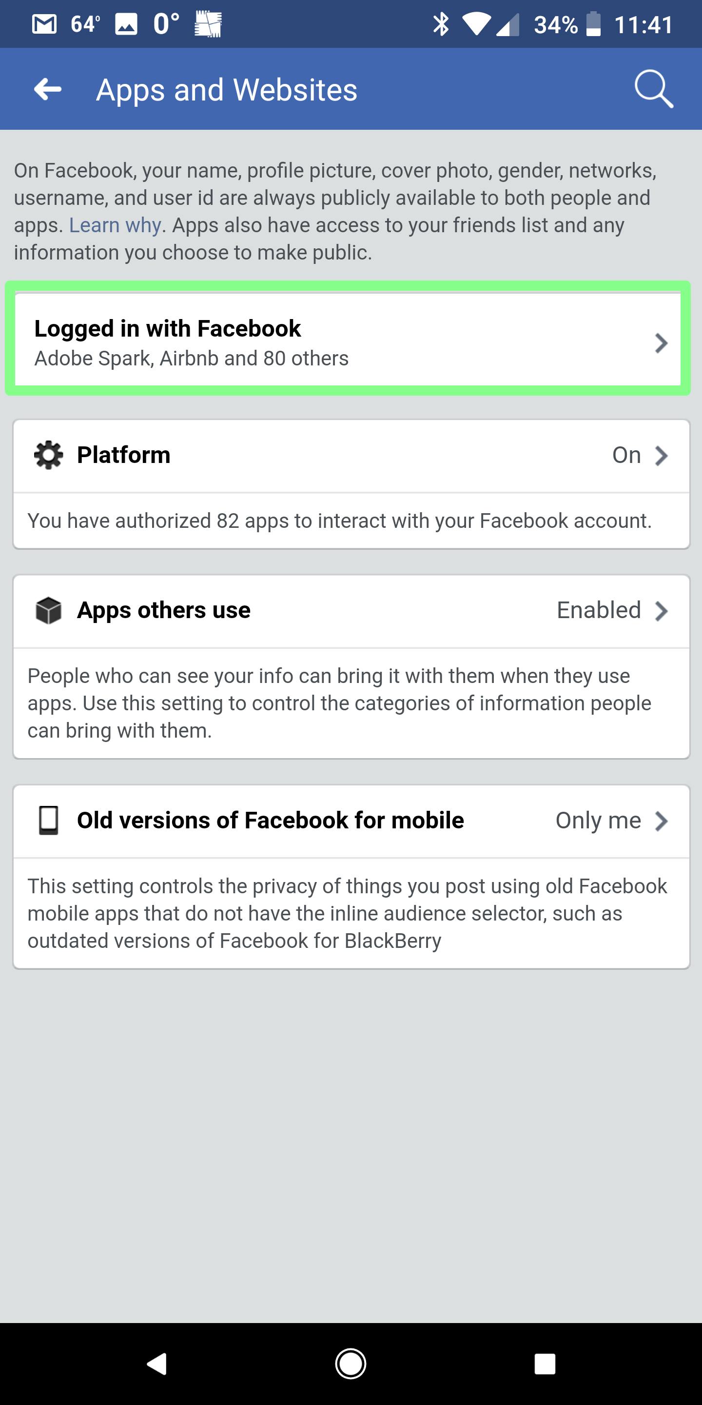 facebook privacy third-party apps