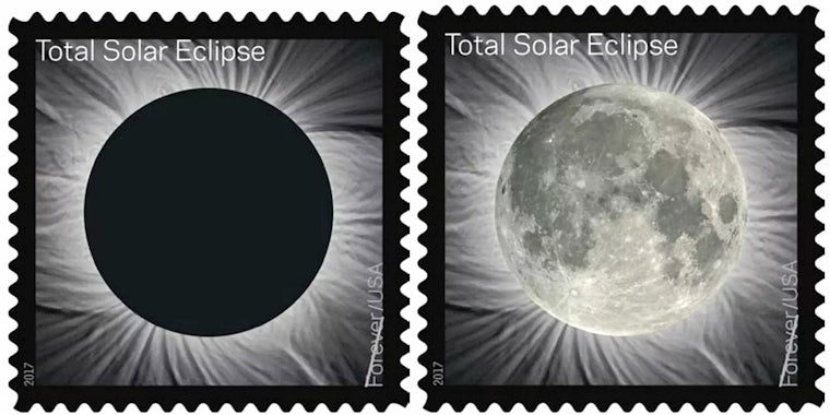 solar eclipse stamps