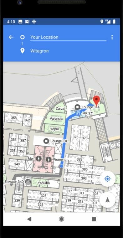google android p indoor location tracking