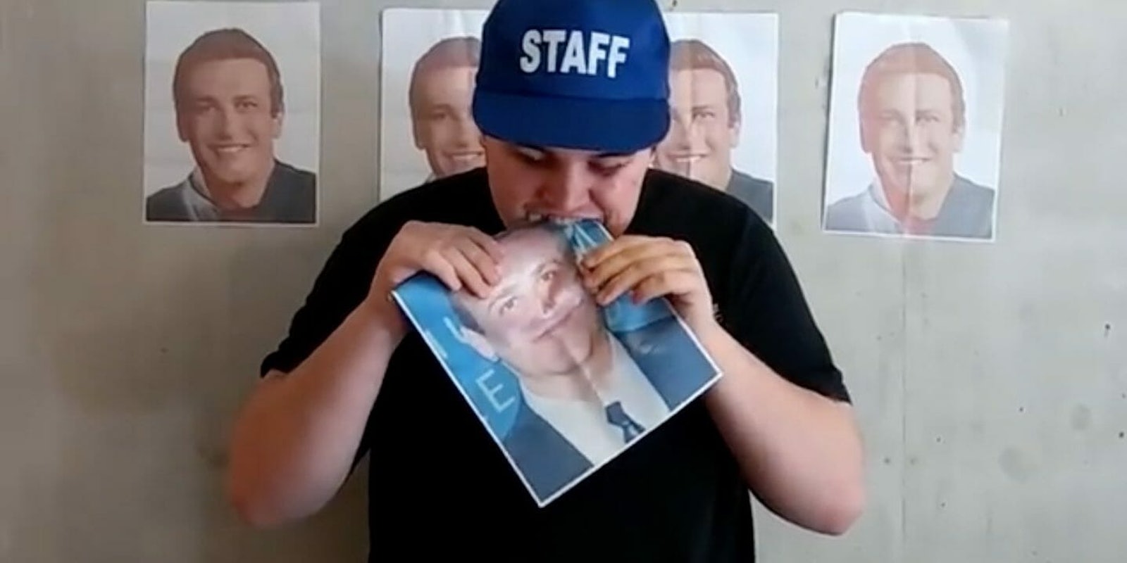 man eats photo of jason segel every day