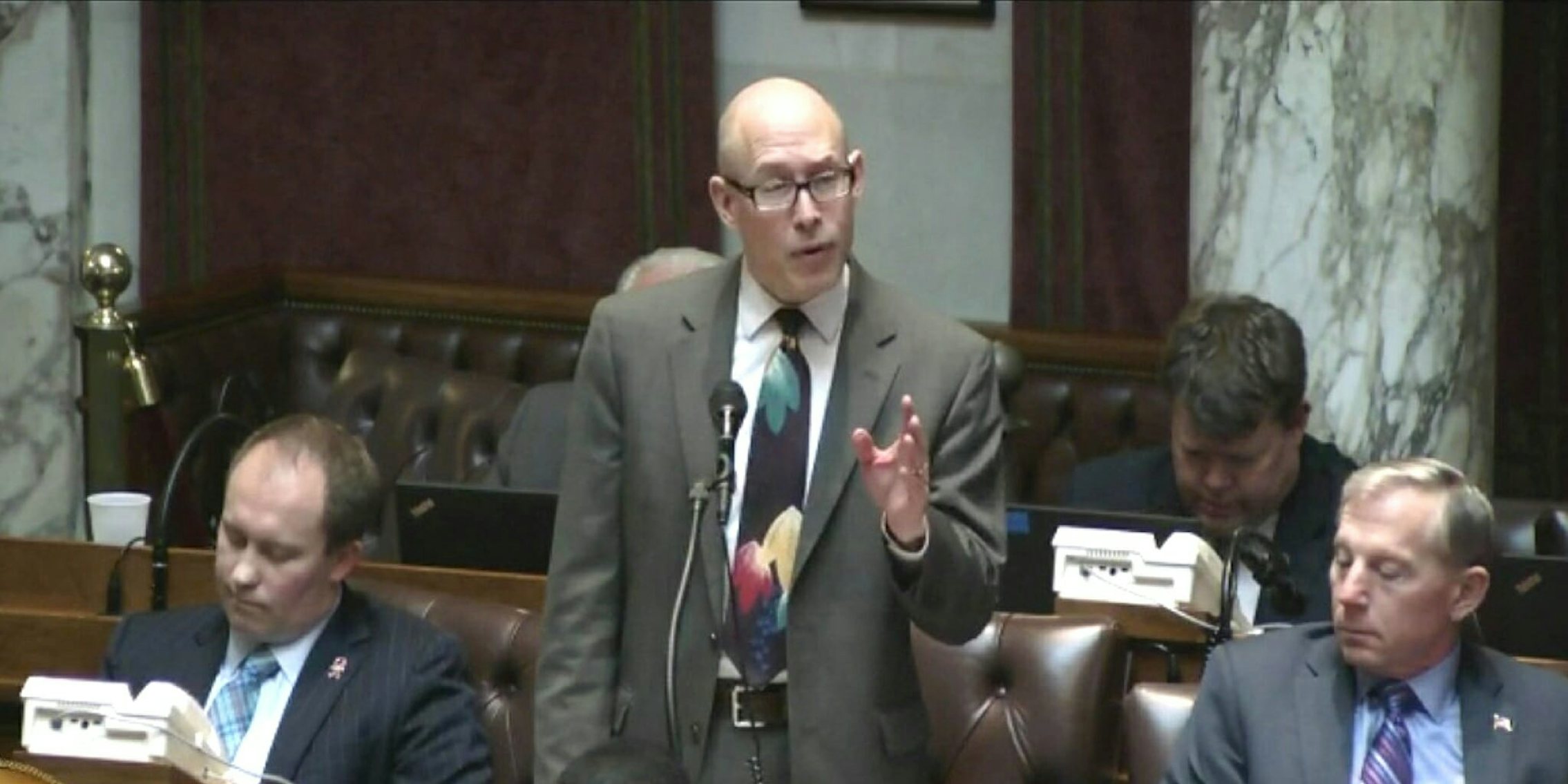 Wisconsin Rep. Scott Allen wants to outlaw abortion because women need to give birth to help the economy