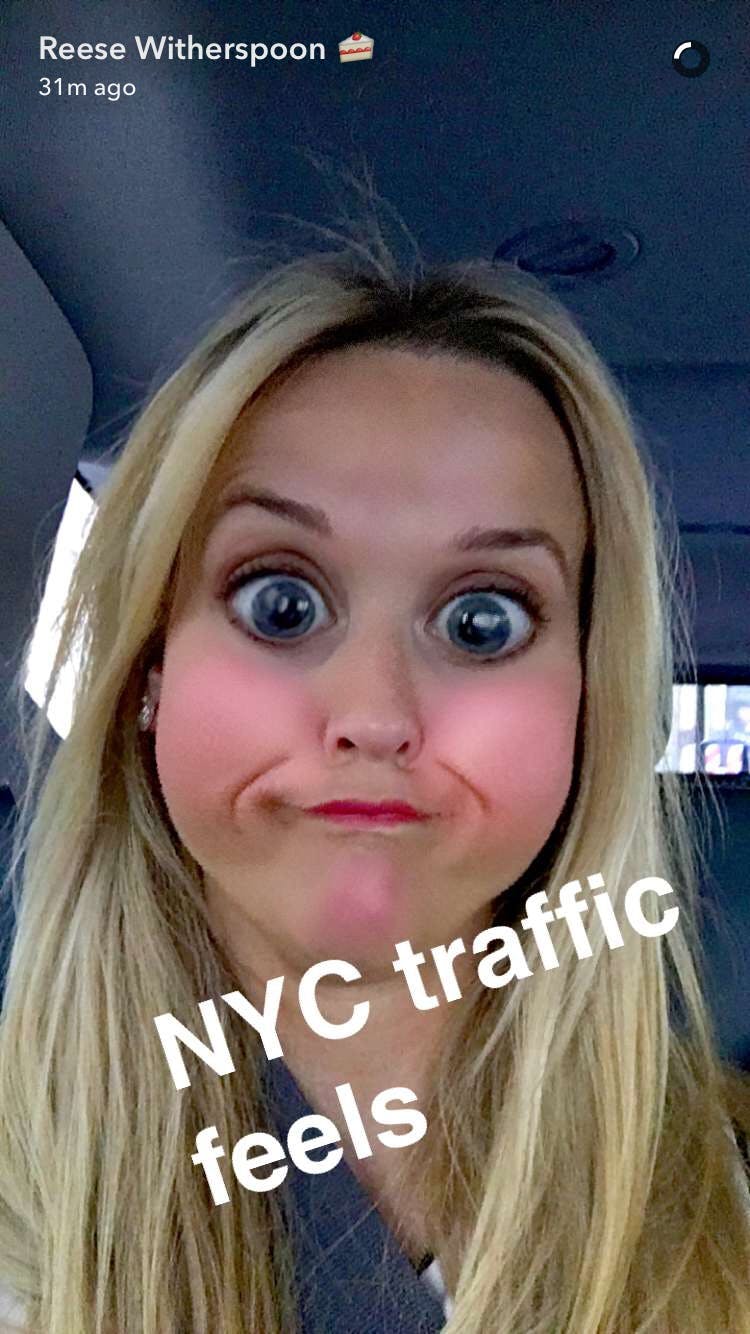 celebrity snapchats: Reese Witherspoon