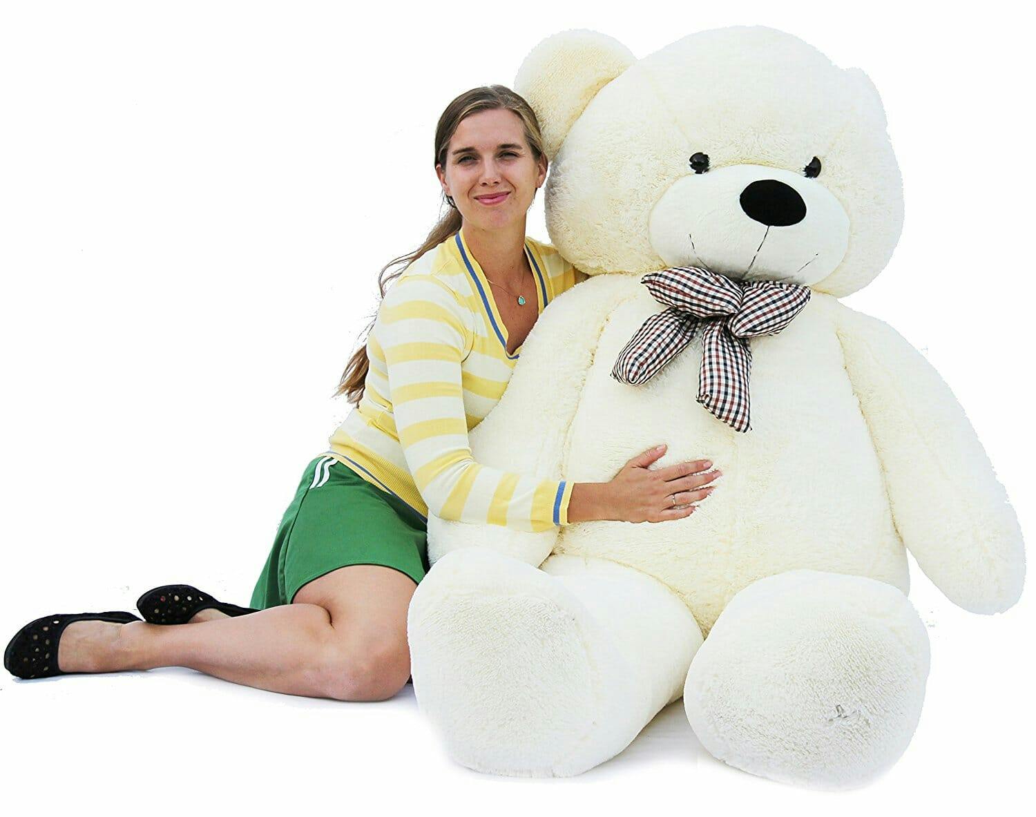 woman with stuffed bear 2