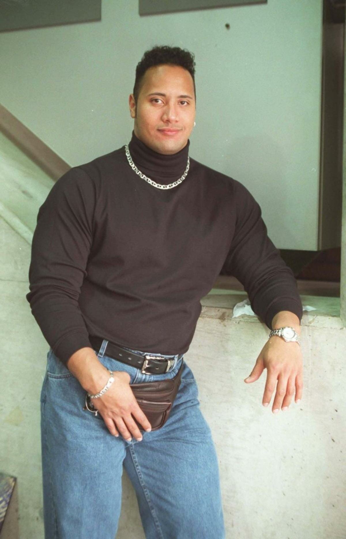 The rock with fanny pack